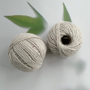 Cotton Twine unbleached, eco friendly