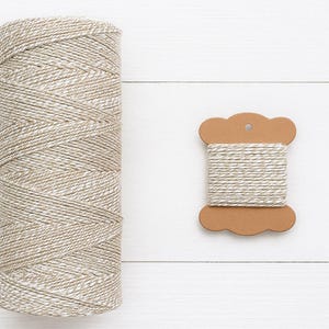 White and Sparkly Gold Baker's Twine