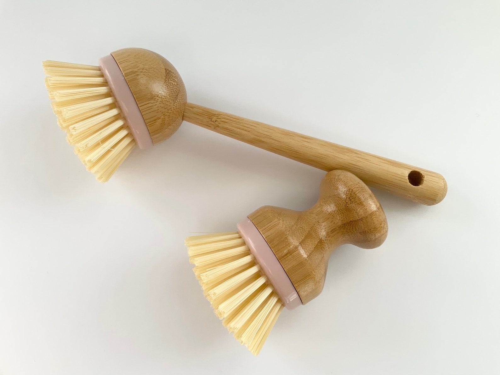 Wooden dish brush set made with bamboo and recycled plastic Etsy