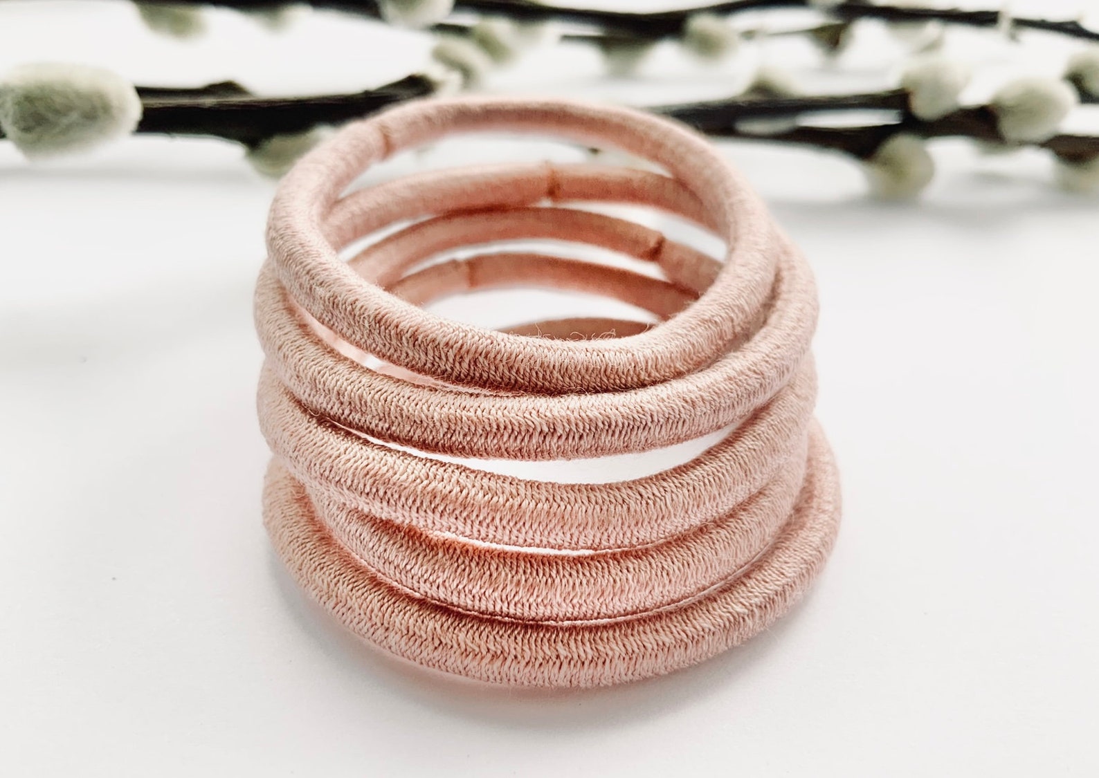 Eco friendly sustainable hair ties made with biodegradable Etsy