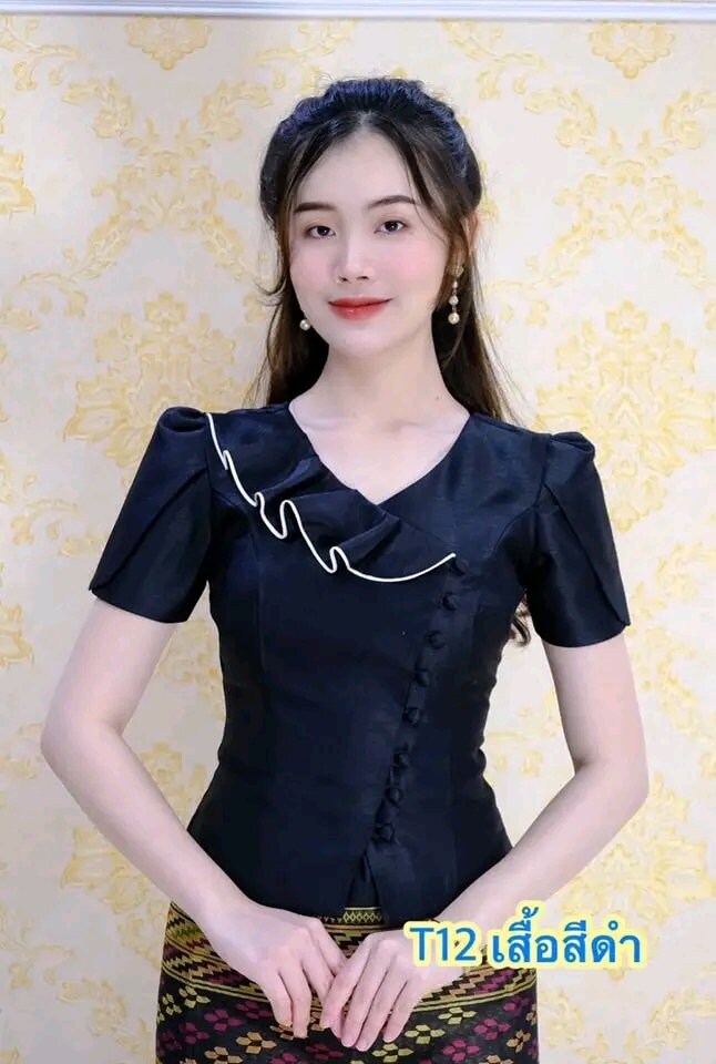 Thai Silk Blouse Woman's Shirt Premuim Fashion Beautiful - Etsy