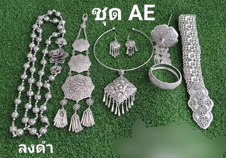 Set Thai Traditional Accessories for National Costumes Thai Etsy