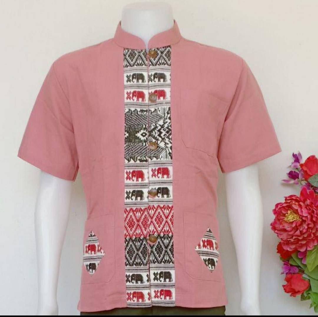 Thai traditional shirtNative shirt for men cotton wedding Etsy