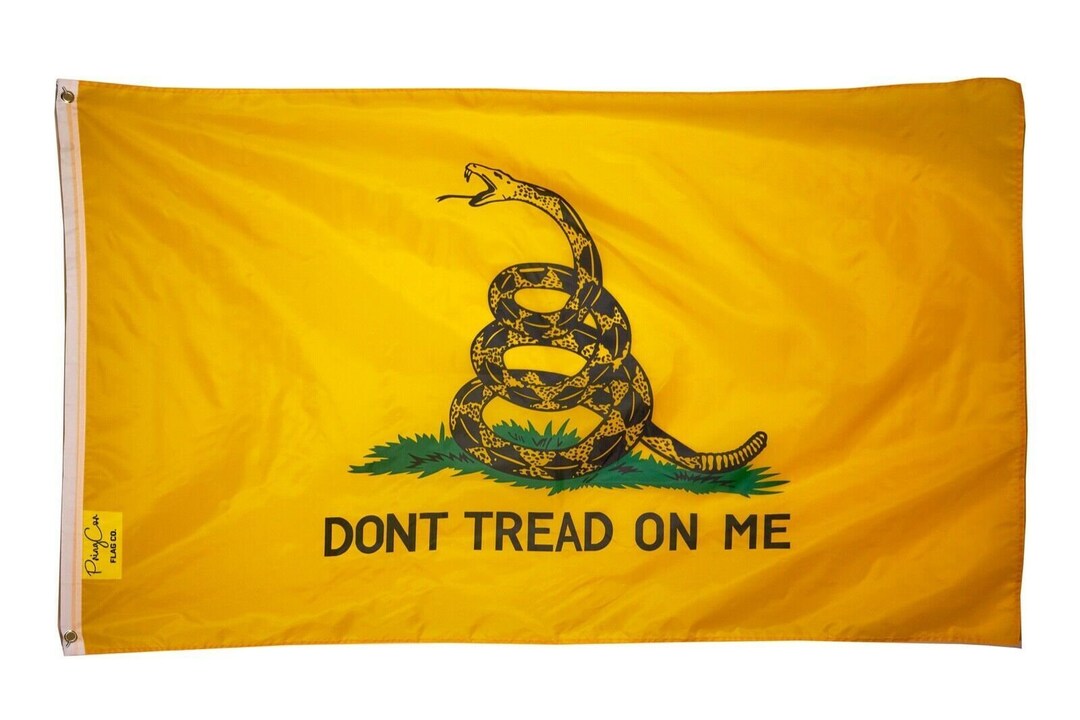 Don't Tread on Me 3x5ft Flag Banner Gadsden Tea Party Patriot