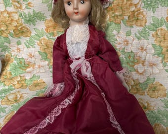 Vintage Porcelain Doll