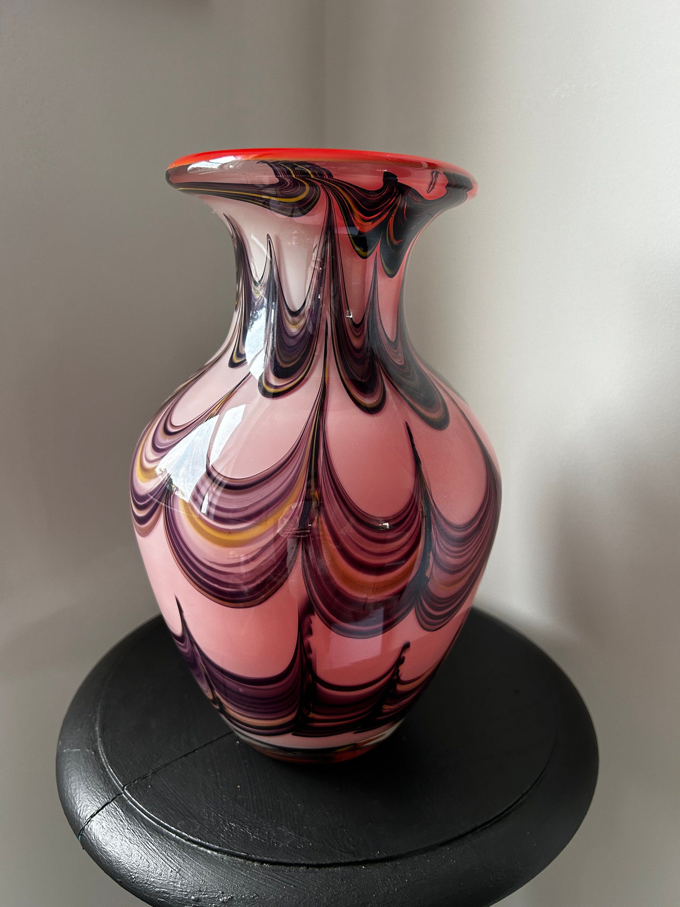 ガラスコレクション【COLIN HEANEY オーストラリア　花瓶　海モチーフ】 Discover 100 Glassies - Australia - Heaney, Colin and glass
