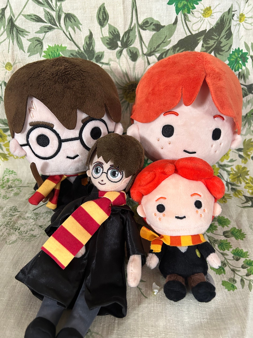 Mix of Ron Weasley & Harry Potter Plush Toys Set of 4 Etsy
