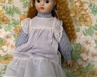 Vintage Porcelain doll Long hair