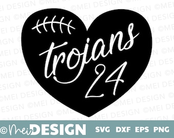 CUSTOM Footbal SVG-footbal vinyl decal-football sticker-football with number svg-football DXF png jpg-Cut file for Cricut