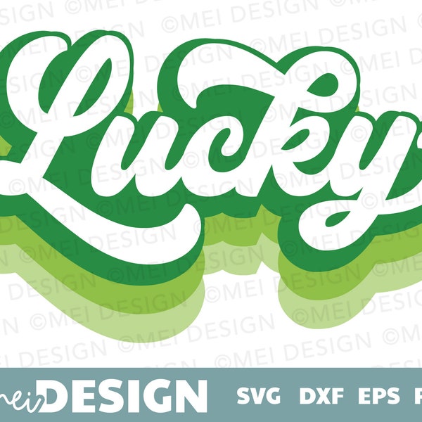 St. Patrick's Day SVG-lucky SVG-png-dxf-eps-St. Paddy's Day-Irish-lucky svg-printable-cutting file Cricut-Silhouette