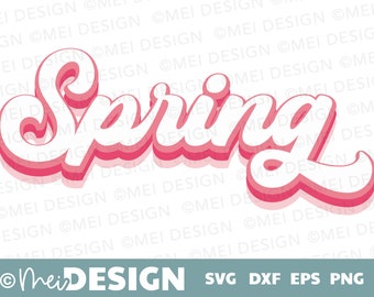 PRIMAVERA SVG-RETRO Primavera Pasqua svg png-dxf-eps-printable-cutting file Cricut-Silhouette