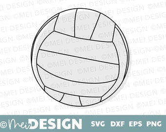 VOLLEYBALL SVG-png-dxf-eps-basketball multi-layer svg-printable-cuttable-Cricut-Silhouette-volleyball clip art-sports ball