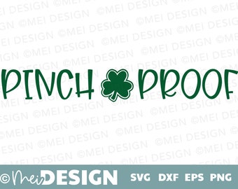 St. Patrick's Day SVG-pinch proof SVG-png-dxf-eps-St. Paddy's Day-Irish-no pinching svg-printable-cutting file Cricut-Silhouette