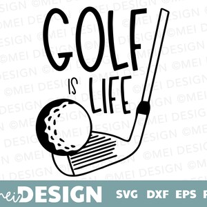 Golf svg-golf is life svg-clipart-png-dxf-jpg-golf tshirt design