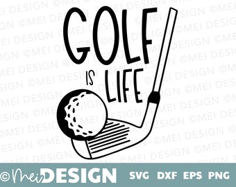 Golf svg-golf is life svg-clipart-png-dxf-jpg-golf tshirt design