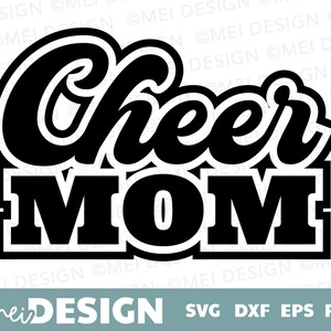 CHEER Mom SVG-cricut 用 svg-インスタントダウンロード-デジタルファイル-野球 svg-T シャツ用応援デザイン-png-dxf-eps-