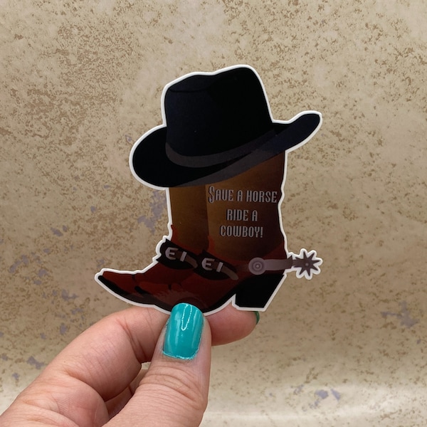 Funny Cowboy Boots Etsy