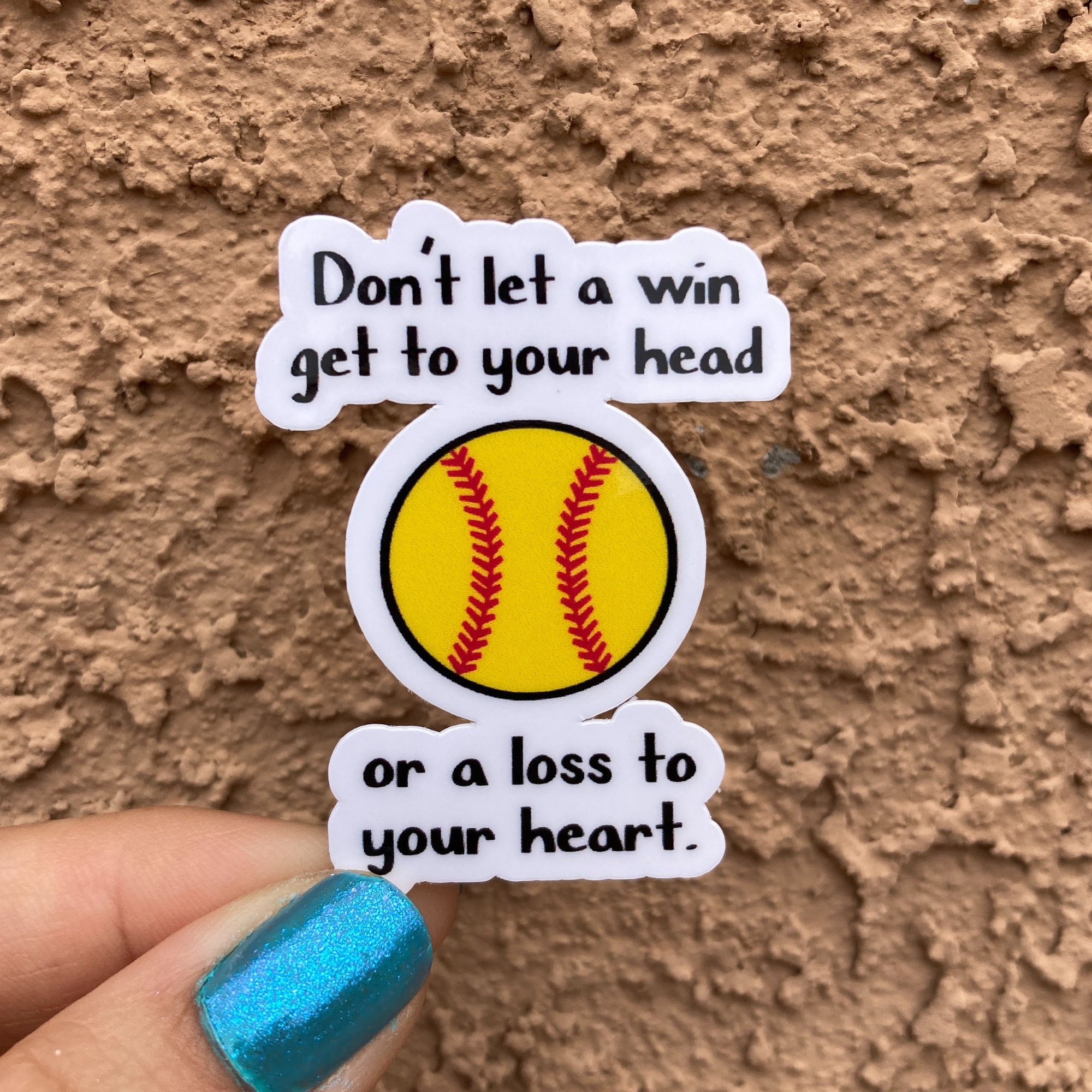Hustle Quote Sticker - 3x2inch – Fearless Fastpitch