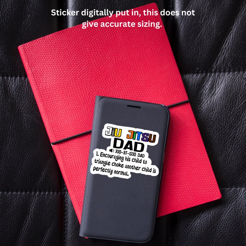 Jiu Jitsu mom sticker, BJJ mom definition, Jiu Jitsu gift for dad, Proud Jiu Jitsu mom, BJJ dad Life, youth belt colors, Jiu Jitsu Dad image 9