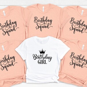 Birthday Squad Shirts, Birthday Shirt Women, Birthday Queen Shirt, Birthday Party Shirts, Birthday Shirts for Women, Birthday Crew Shirts