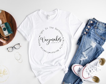 Prayer Shirt, Waymaker Shirt, Christian Tees, Christian T-Shirts, Faith Shirt, Religious Shirt, Jesus Shirt, Grace,Bible verse, Church Shirt
