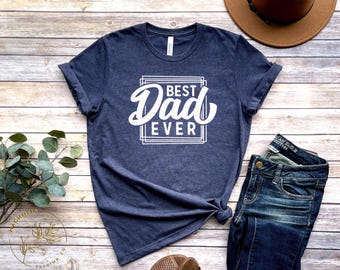 Regalo para papá - Camiseta "El mejor papá del mundo" - Regalo para el mejor papá - Camiseta para papá - Regalo del Día del Padre - Regalo para esposo - Camiseta divertida para papá - Regalo de cumpleaños para papá
