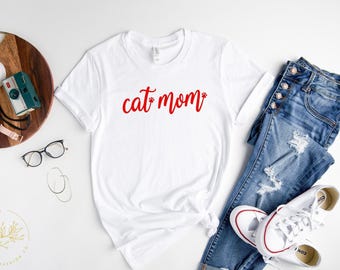 Cat Mama Shirt, Cat Mom Shirt, Cat Shirt, Cat Lover, Mother's Day Gift For Mom, Cat Lover Gift, Cat Shirt, Cat Mama T-Shirt