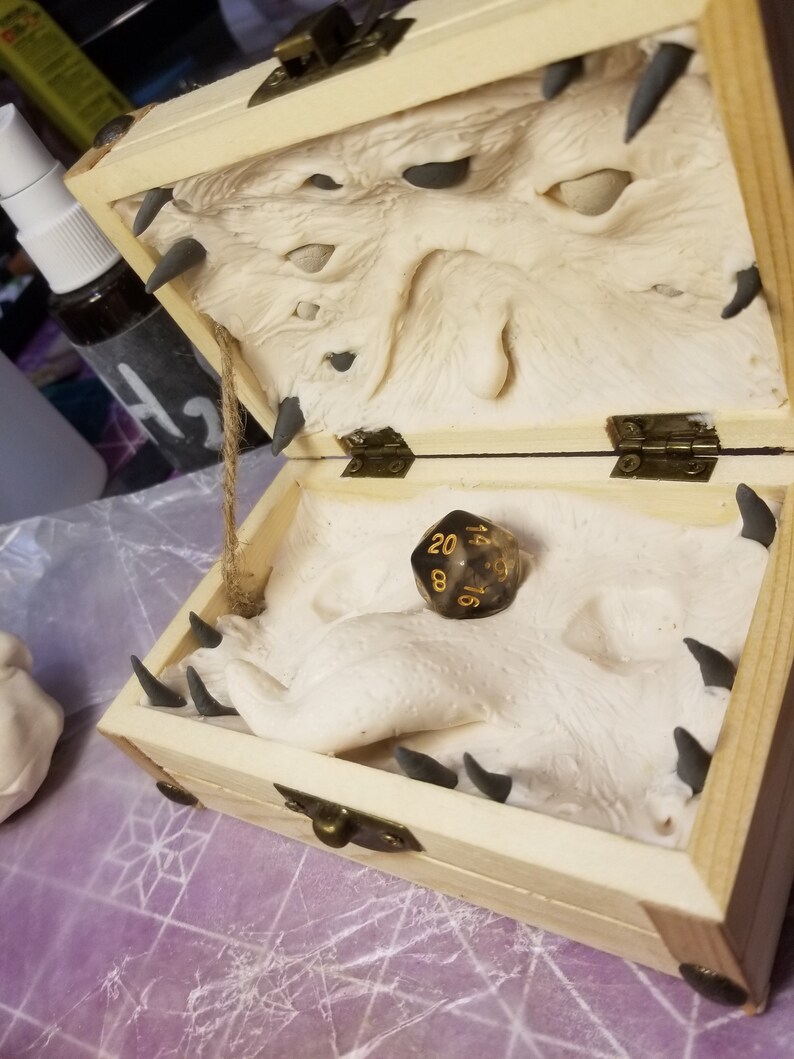 Unpainted Mimic Dice Holder Etsy