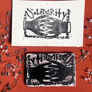 Solidarity Lino Print