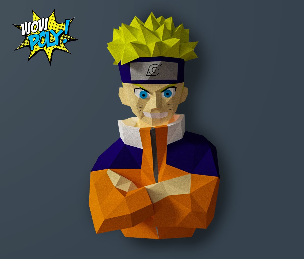 NARUTO ANIME papercraft decoration 3D template origami Etsy