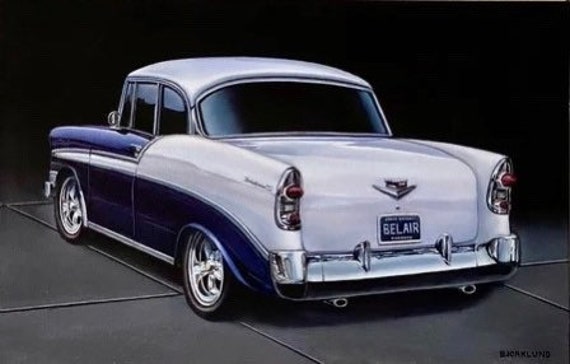 Bel Air Chevrolet Framed
