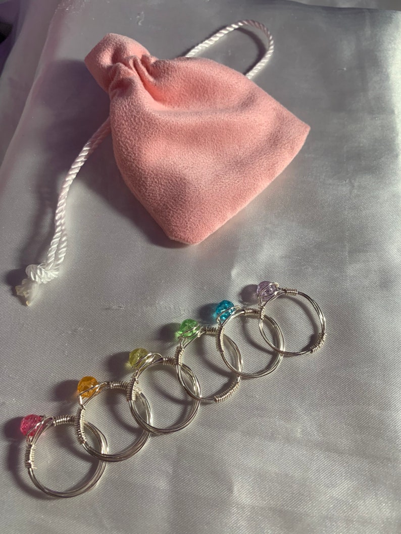 sparkle collection Handmade Wire Rings