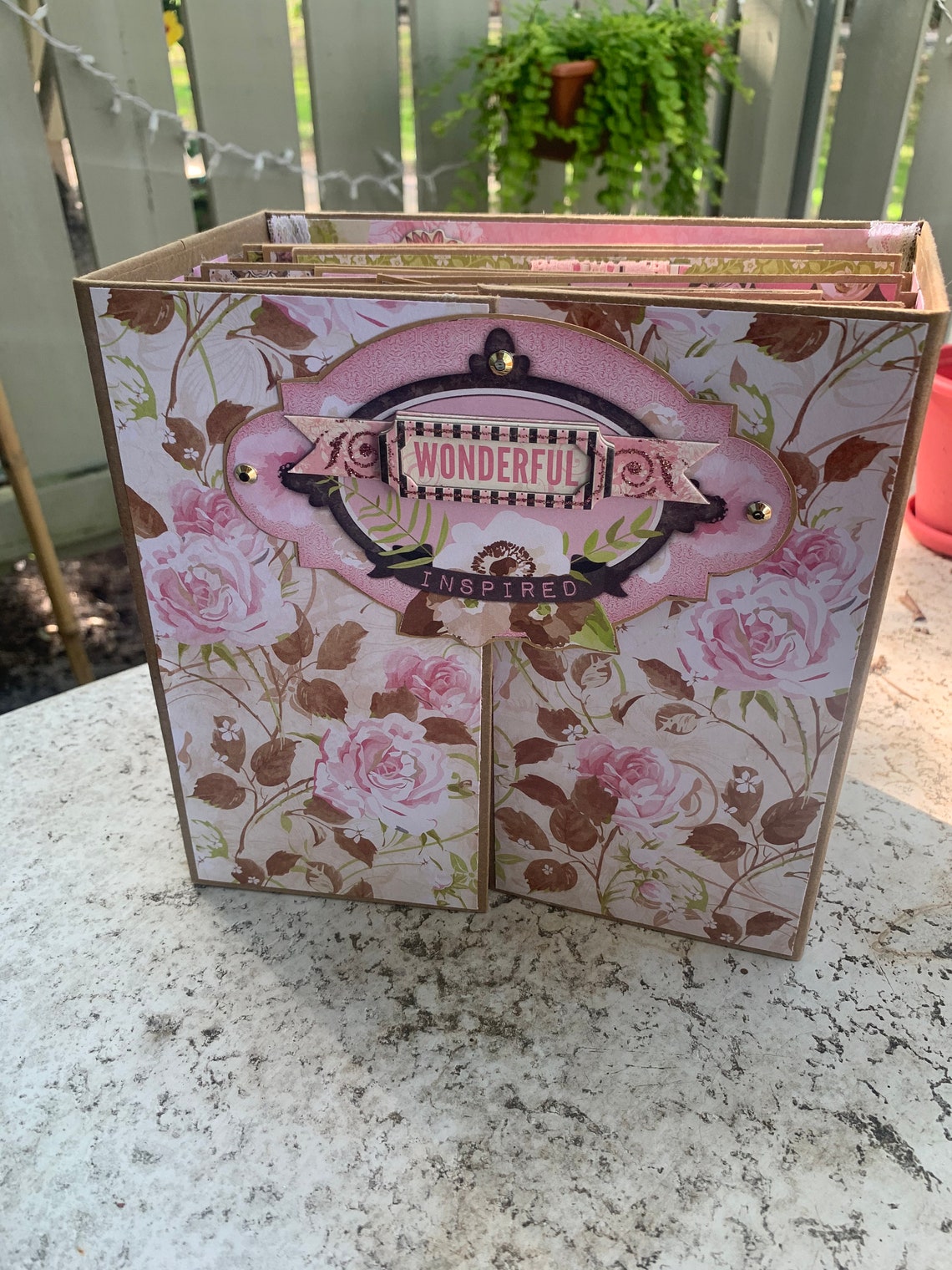 Customized Photo Album Memory Scrapbook Keepsake Gift Etsy