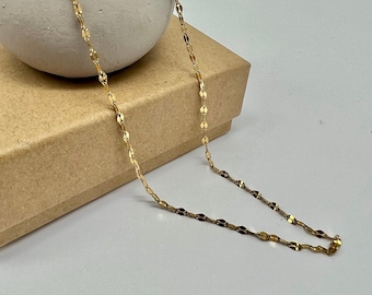 Lili Valentines day, Shiny necklace, simple everyday layering necklace, stackable necklace, dainty, classic necklace chain