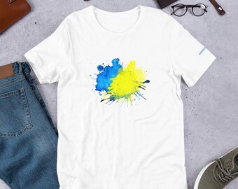 Support Ukraine! Unisex T-Shirt 100% Cotton. All Profits Go To Charity.