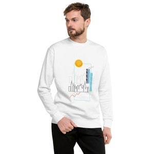 Unisex High Quality Fleece Bitcoin Pullover for crypto lovers, Cryptocurrency sweater