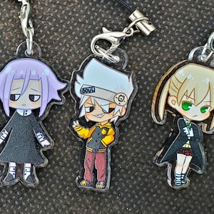 Soul Eater Double-Sided Acrylic Phone Charms