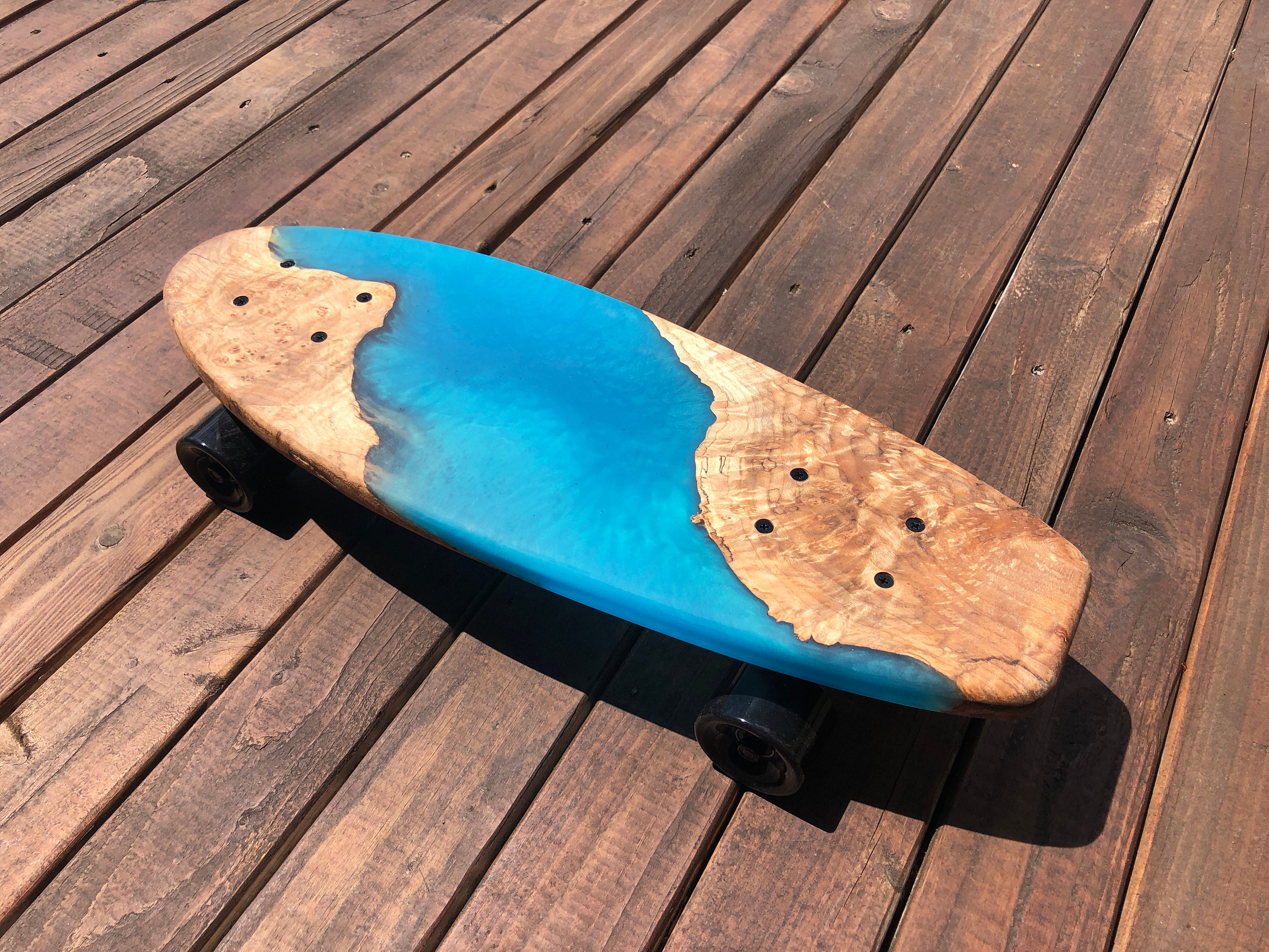 Custom Epoxy Skateboard PICK YOUR COLOR Etsy