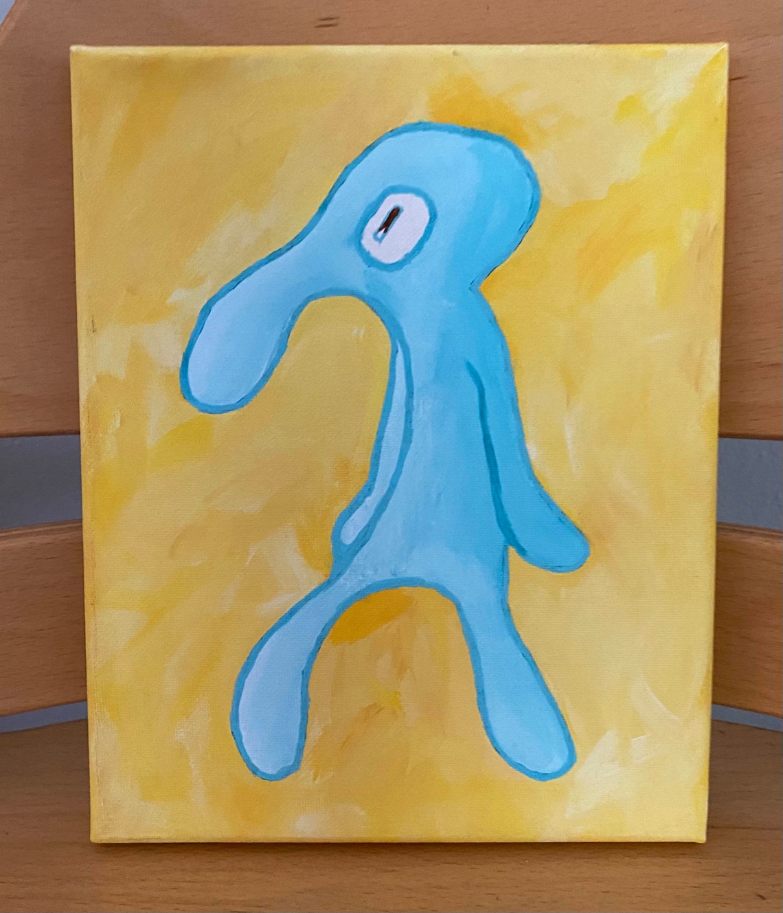 Squidward Painting | Etsy