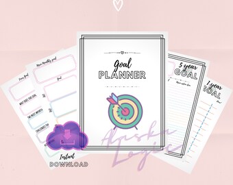 Descarga digital del planificador de objetivos