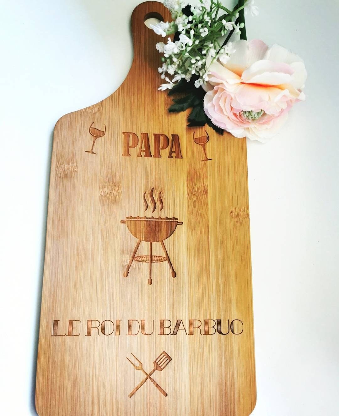 Planche à Découper en Bois Personnalisé