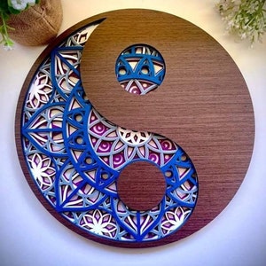 Yin and Yang Mandala