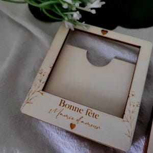 Magnete fotografico in legno