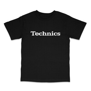 Camiseta Technics 1200 DJ, tocadiscos, reproductor de discos de vinilo de la vieja escuela