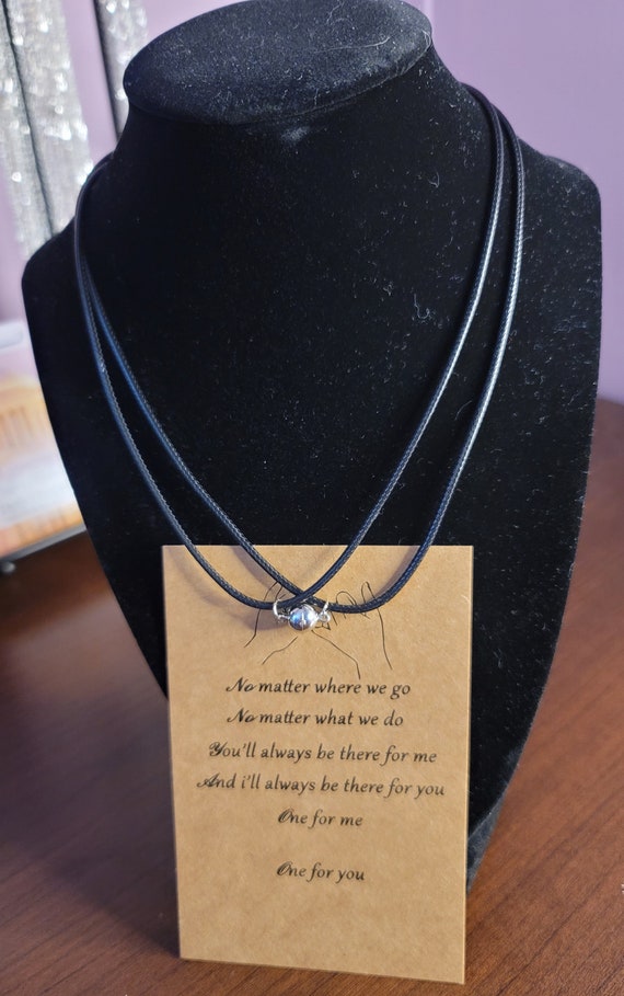 Couples Best Friend Magnetic Necklace Set Etsy Couples Best Friend Magnetic Necklace Set Etsy