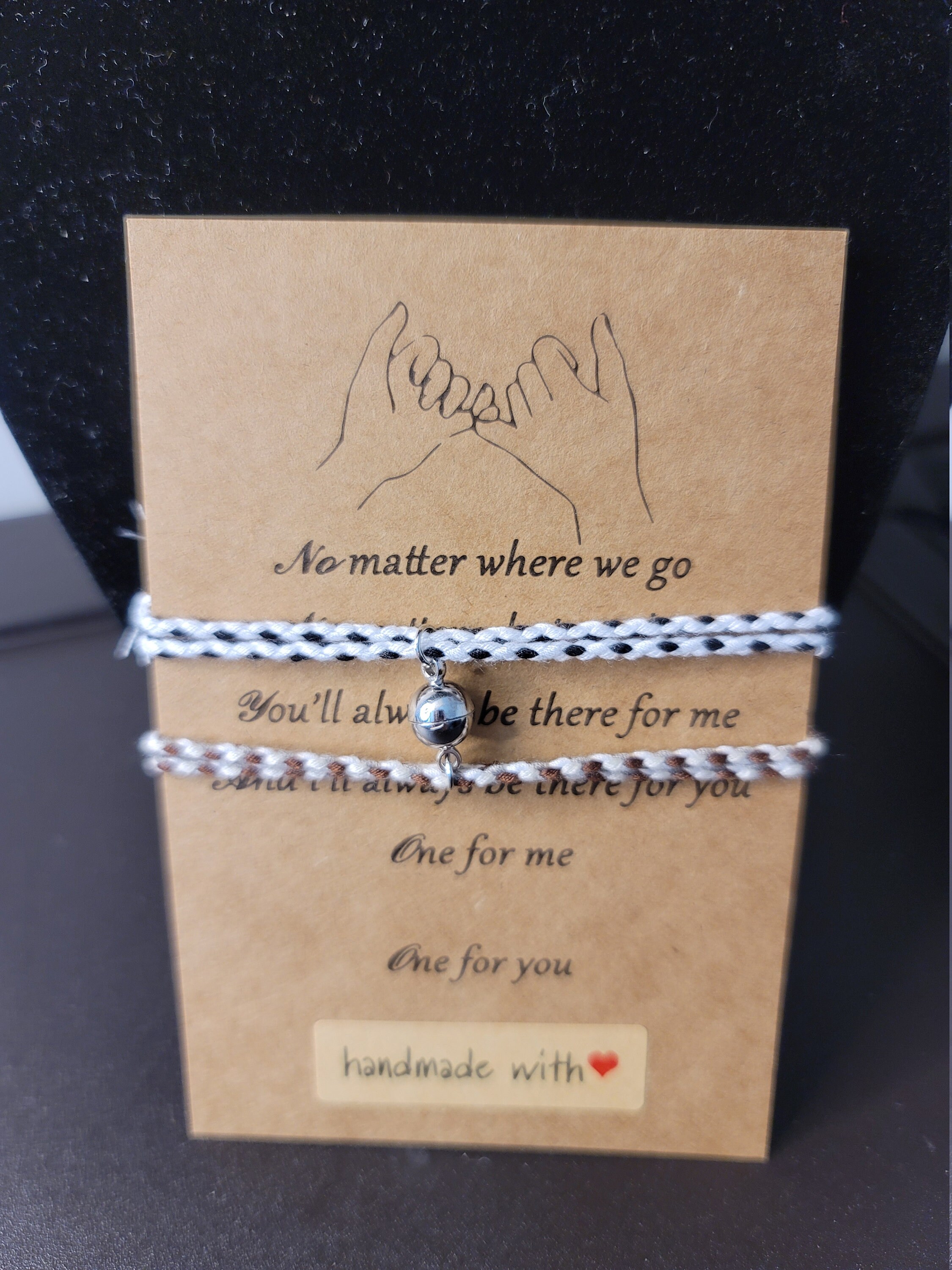 Old design* Couples/best friend adjustable magnetic bracelet set