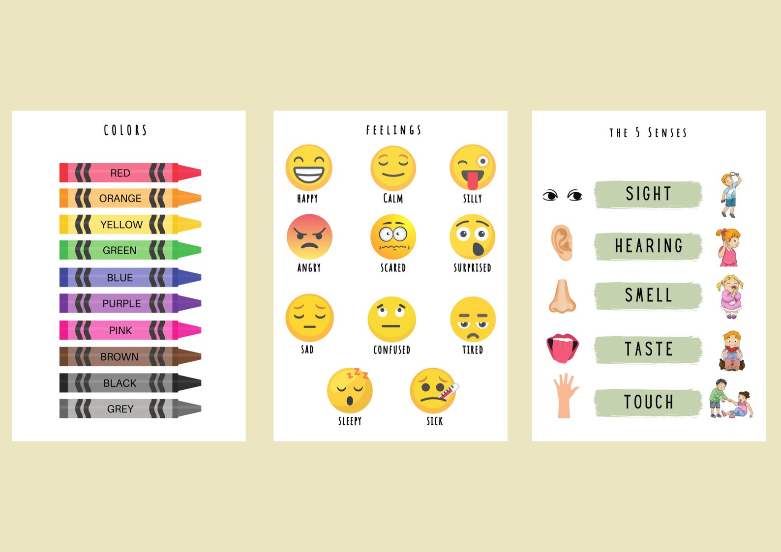 Set of 20 Educational Wall Posters 20 Homeschool Wall Posters Etsy