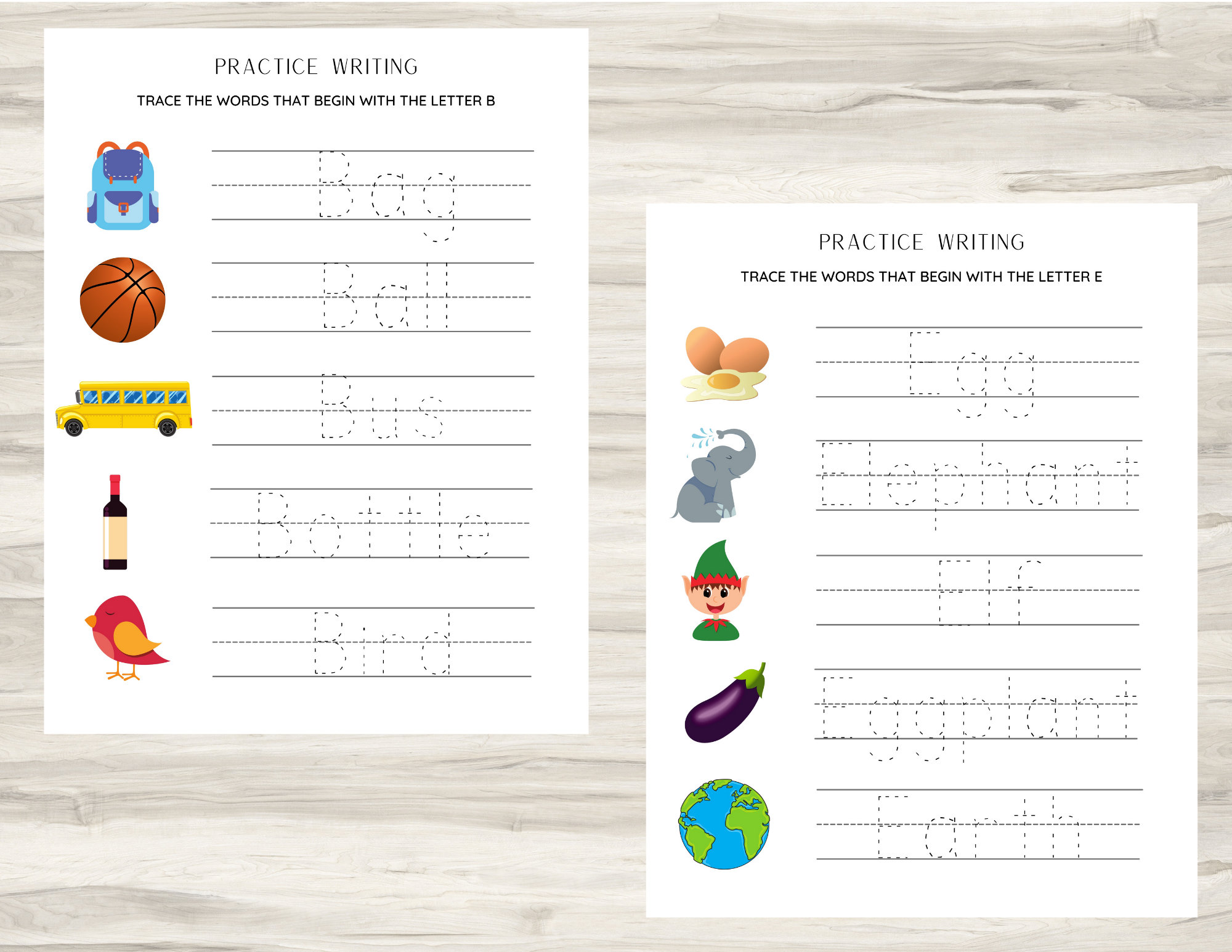 Printable Toddler Worksheets or Toddler Workbook Instant | Etsy