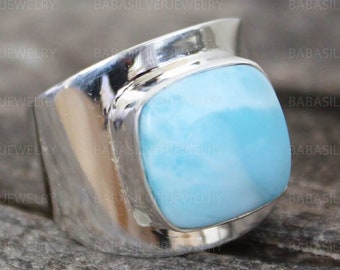 Details about   STERLING SILVER TAPERED BARS LARIMAR BAND RING 