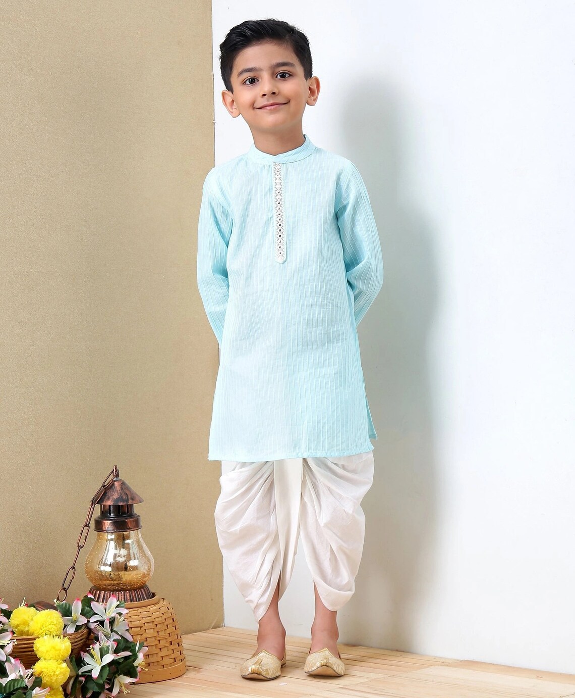Baby Kids Kurta & Dhoti Set Boy's Traditional Angrakha Etsy